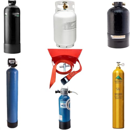 Support de Réservoir de Propane Mural Bloque Bouteille Gaz pour Camping-Car