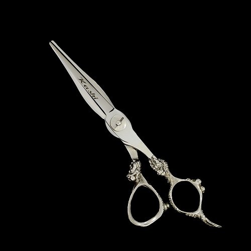 Kashi C-202C Cobalt Steel Dragon Handle 5.5" Hair Cutting Shears/Scissors