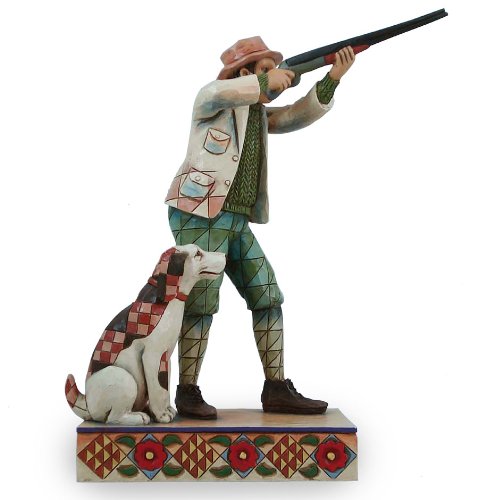 Jim Shore Heartwood Creek Hunter with Dog Figurine, 7-1/2-Inch