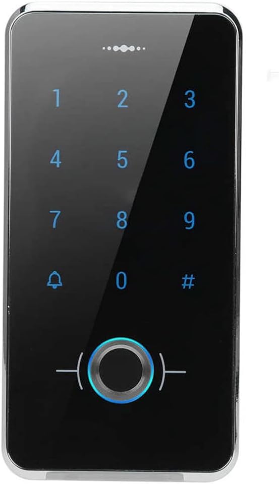 Fingerprint Door Lock Touch Screen Door Keypad Fingerprint Password Card Reader IP68 Waterproof Access Controller
