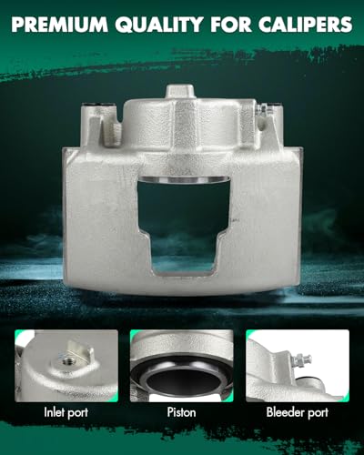 Image of SCITOO 184348 184347 Front Left & Right Brake Calipers Without Bracket For Chevrolet For Express 2500 /For Express 3500 /For K3500,For Dodge For Ram 2500 /For Ram 3500,For GMC For C3500 /For K3500
