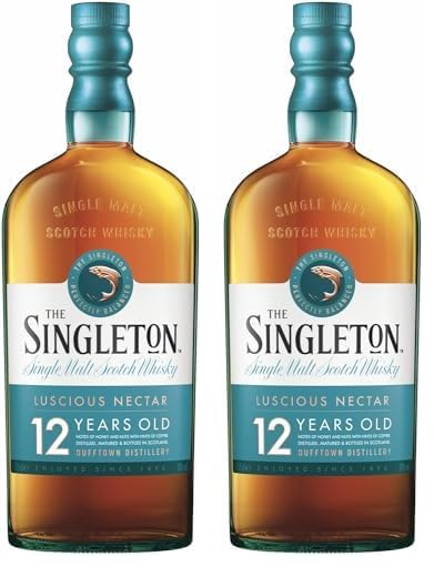 The Singleton 12 Jahre | Single Malt Scotch Whisky | aromatischer| Geschenkempfehlung | handgefertigt aus der schottischen Speyside | 40% vol | 700ml Einzelflasche | (Packung mit 2)