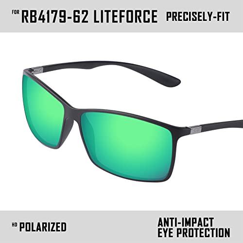 Image of Polarized Replacement Lenses for Ray-Ban Liteforce RB4179 62mm Sunglass