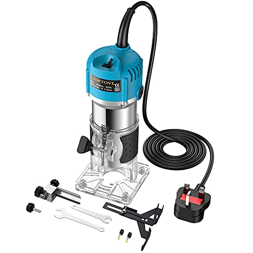AMTOVL Défonceuse à Bois 800W, Modèle 28000R/MIN