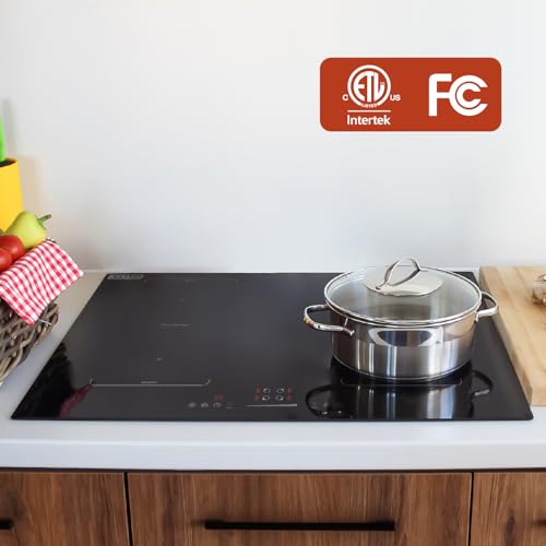 Image of Empava 30 Inch Electric Induction Cooktop Built-In, Hardwired