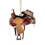Stained Glass Hangers for Windows Personalized Saddle Acrylic Pendant for Horses Lovers Western Cowb
