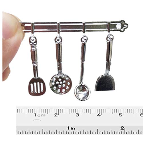 Lynkaye Dollhouse Kitchen Accessories Food 1 12 Scale Kitchenware Miniature Beverage Drinks Bottles Table Decoration Accessories (Cookware) - Thumbnail 2