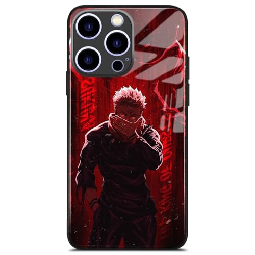 Yuji-Itadori's Sukuna Anime Art Phone Case Durable Manga Pattern Design Shell for iPhone 16
