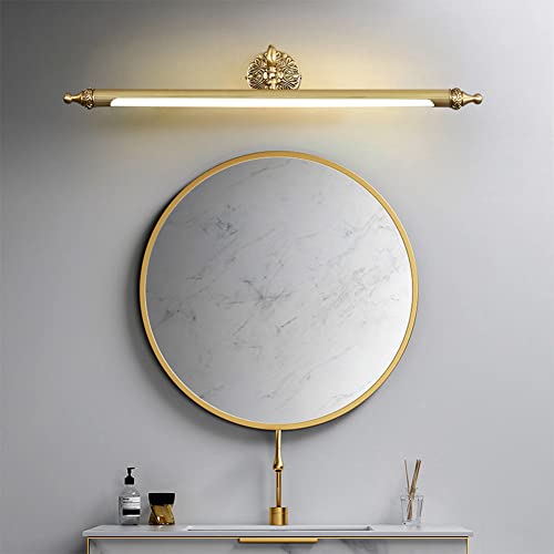 Image of Aiwen LED Vanity Light Fixture 9W 22.04 inch Bath Vanity Lights with PC Lamp Shade Retro Artwork Picture Lighs Wall Sconces for Dressing Bathroom Lighting Soft White 3000k