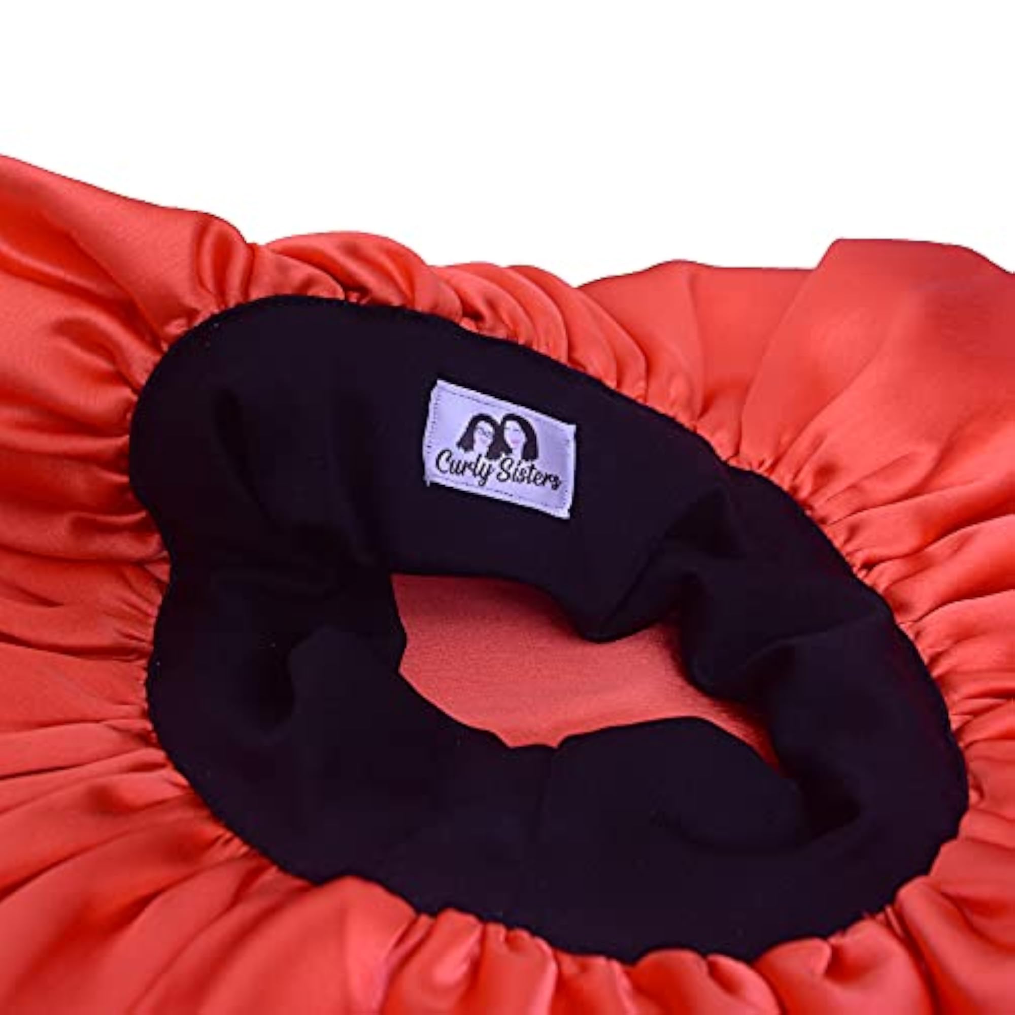 Double Layered Satin Bonnet with Stretchable Lycra Band