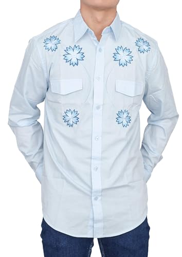 Costume Agent Adult Halloween Costume President Pedro Button Down Shirt - Blue (X-Large)