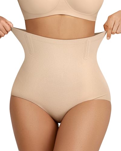 OEAK Tummy Control Shapewear for Women Seamless Girdle High Waisted Body Shaper Underwear Panty Smooth Under Dress Shapewear