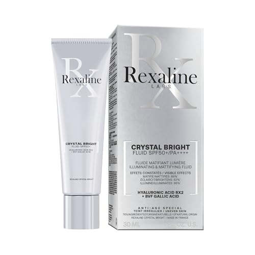 Rexaline Crystal Bright Fluid SPF50+ Fluide Hydratant Niacinamide Éclat