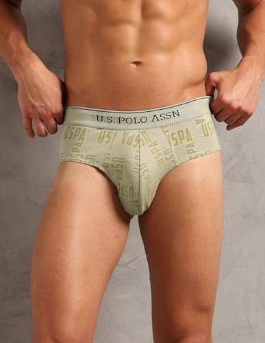 Image of U.S. Polo ASSN. Mens OEB17 Moisture Wicking Cotton Underwear Briefs - Pack of 3