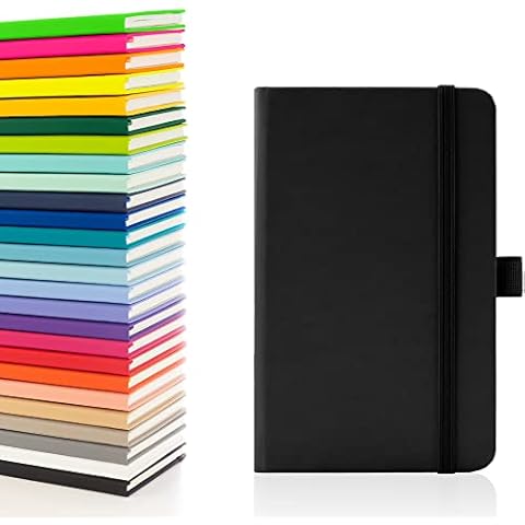 Notes London A6 Lined Notebook with Pen Loop Cover