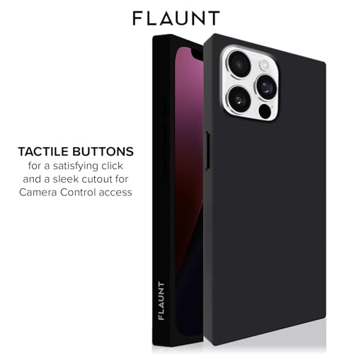 Flaunt Official Square iPhone 16 Pro Max Case - Matte Black - image 6