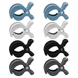 LAPXSNZD 8 Pack Colorful Stroller Clips Pegs to Hook Muslin and Toys Seat Cover Blanket Clips Plastic Universal Clip