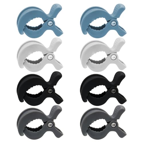 LAPXSNZD 8 Pack Colorful Stroller Clips Pegs to Hook Muslin and Toys Seat Cover Blanket Clips Plastic Universal Clip