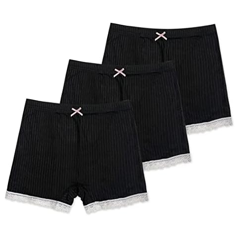 Xiedeai Girls Boxer Briefs with Lace Cover