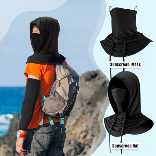 Image of Frienda 6 /9 /12 Pcs Balaclava Ski Mask UV Protection Hood Breathable Full Head Mask Face Cover for Men Women Cycling Fishing