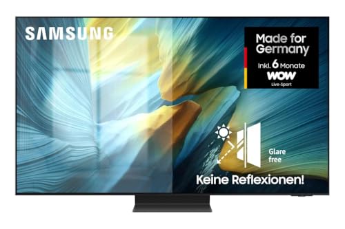 Samsung OLED S95F 77 Zoll (195 cm) 4K Fernseher, Antireflexion, NQ4 AI Gen3 Prozessor, OLED HDR Pro, Gaming Hub, Motion Xcelerator 165Hz, 4K Upscaling, Dolby Atmos, Samsung Vision AI Smart TV