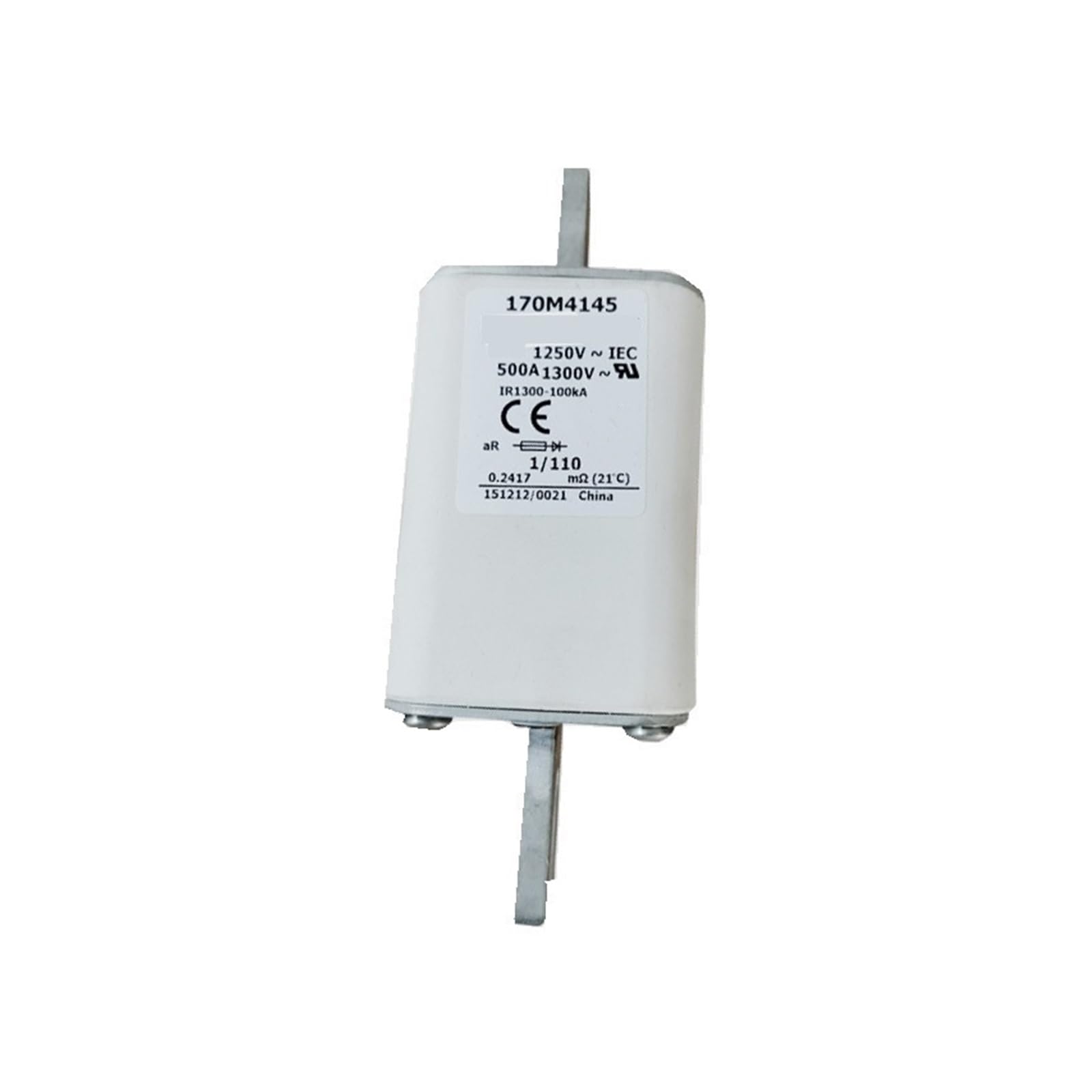 Fusible rápido 170M4145 con capacidad de respuesta veloz y máxima seguridad eléctrica