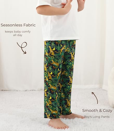 Toddler Girls Pants-Viscose Made from Bamboo Leggings Soft Long Pants Pull On Bottom Kids Loose Sweatpants4