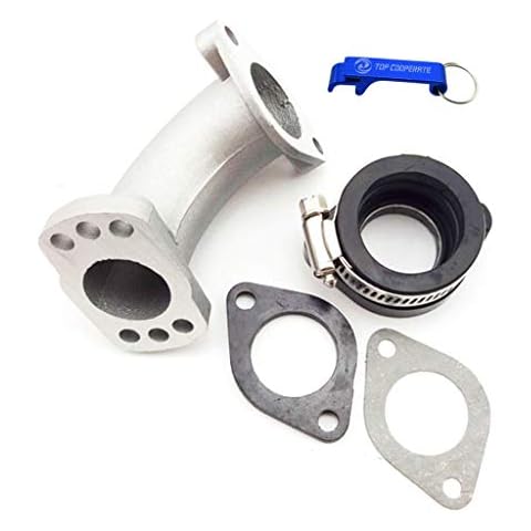 TC-Motor Carburetor Carb Intake Adapter Boot Rubber Pipe Flange Gasket Set Cover