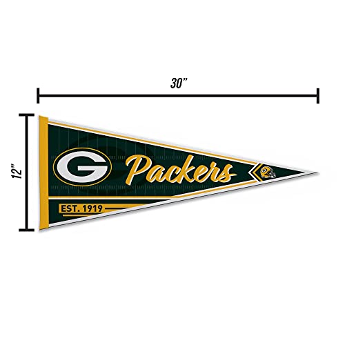 Image of Rico Industries NFL Football Classic 12 inch x 30 inch Felt Wall Decor Pennant - Great for Home /Bed Room /Man Cave Decor