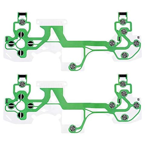 eXtremeRate 2 Piezas de Circuito Impreso Cinta Flexible de Repuesto para ps4 Pro Slim JDM-050 JDM-055 Mando Cover