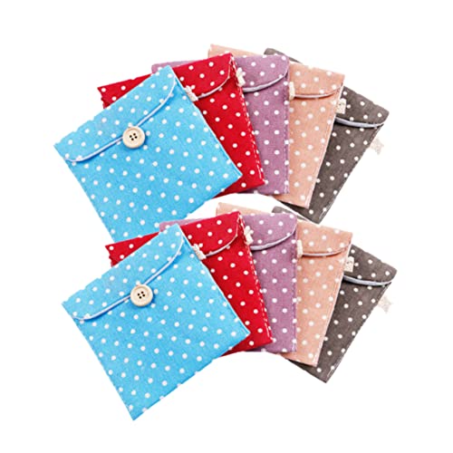 Bolsa portátil para almacenamiento de toallitas SHERCHPRY 10 piezas miniatura 1