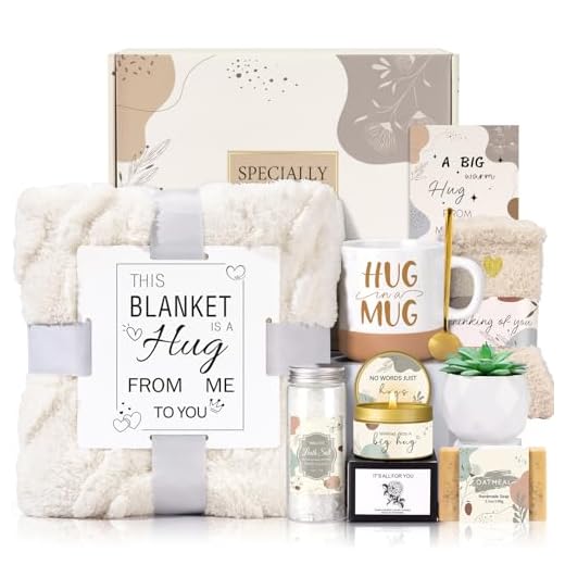 Get Well Soon Cesta de presentes para mulheres, cesta de presente para amigas doentes após a cirurgia, conjunto de presentes de aniversário para mulheres, cesta de presentes de spa relaxante, caixa