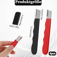 4 Stück Dual Diamant Schleifstein Axtschärfer Messerschärfer Outdoor Mehrzweck Messerschärfer Wetzstahl für Messer Gartenscheren Heckenscheren Gartenscheren Taschenmesser – Ansicht 2