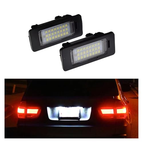 Luz LED para matrícula compatible con BMW Serie 5 E60 E39 E61 y modelos X5 E70 X6 E71 E72 E82 E84 2