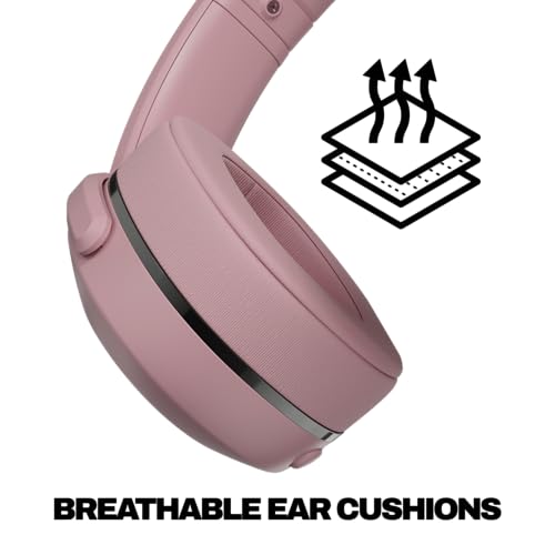 Image of Skullcandy Crusher 540 Active Wireless Bluetooth Headphones with Multi-Sensory Bass, Noise Isolating Over-Ear Fit, Sweat and Water Resistant, 40 Hours Battery, Microphone for iPhone Android - Soft | Bluetooth, Noise Isolating Over-Ear Secure Fit, Sweat and Water Resistant, 40 Hours Battery, Working Out, Gym, Fitness