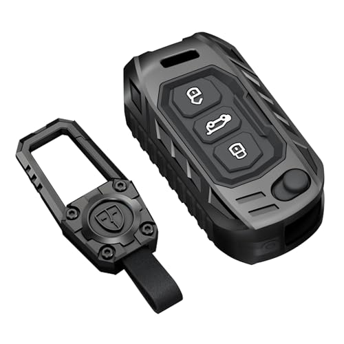 Image of Metal Series keycover for Mahindra Thar | Xuv700 | 3X0 | xuv300 | Scorpio - 3 button flipkey