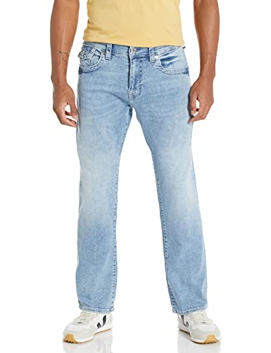 True Religion Ricky Herren-Jeans mit Pattentaschen, Schrittlänge von 86,36...