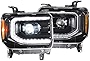 Morimoto XB LED Headlight Housing Upgrade, Fits 2014-2018 GMC Sierra, Plug and Play Replacement, DOT Approved LED Assembly with Switchback Sequential Turn Signals Pair of Headlights (LF544)