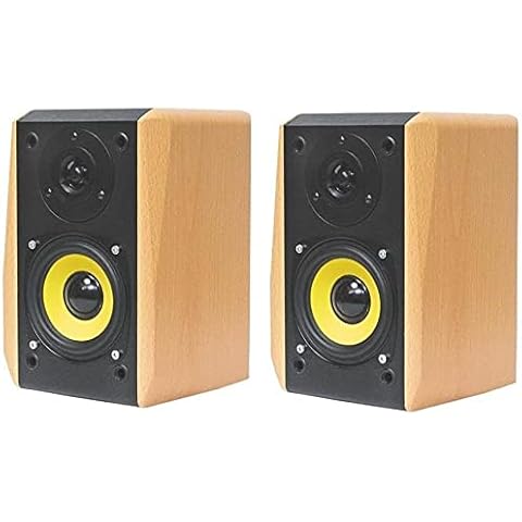 Dynavox TG-1000M - Altavoces activos de 35W, color marrón Cover