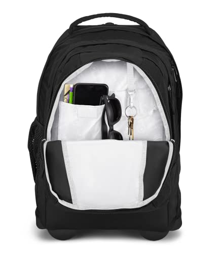 JanSport Driver 8 Rolling Backpack - Wheeled Travel Bag with 15-Inch Laptop Sleeve, One Size, Black - image 6