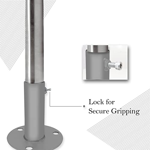 Febtech Canopy Footpad Fitting 12 Pc 1-3/8 Inch, Heavy Duty Galvanized Steel Canopy Footpad For Outdoor Canopies Party Tents Garage Batting Cage Carport Garden Shade #TOP4