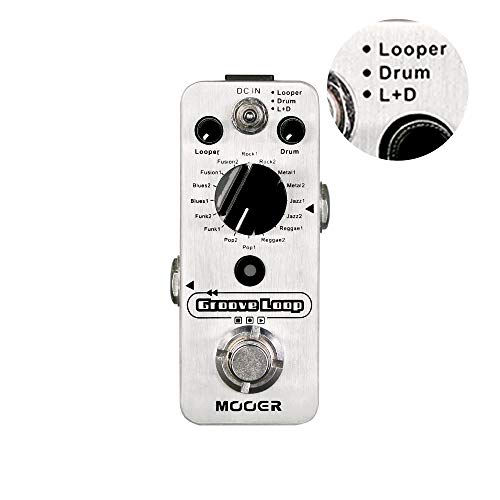 MOOER Groove Loop Drum Machine Looper Pedal