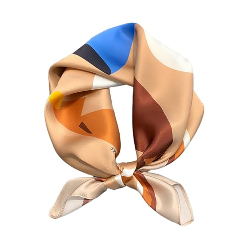 YOLAI Women Small Square Neck Scarfs Lightweight Headscarf Printed Neckerchief Fashion Neck Scarfs