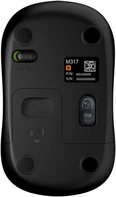 Logitech Wireless Mouse m317 with Unifying Receiver, Vivid Violet