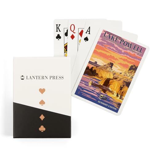 Lantern Press Naipes Poker Lake Powell y Sunset 52 Cartas
