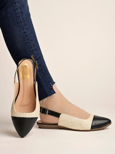 Image of Shoetopia Women Buckle Ballet Flat