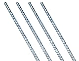 pali cemento vibrato Set completo: include 8 pali dritti in un unico pacchetto, offrendo un ottimo rapporto qualità-prezzo e garantendo di avere tasselli sufficienti per più progetti di giardino o installazioni più grandi