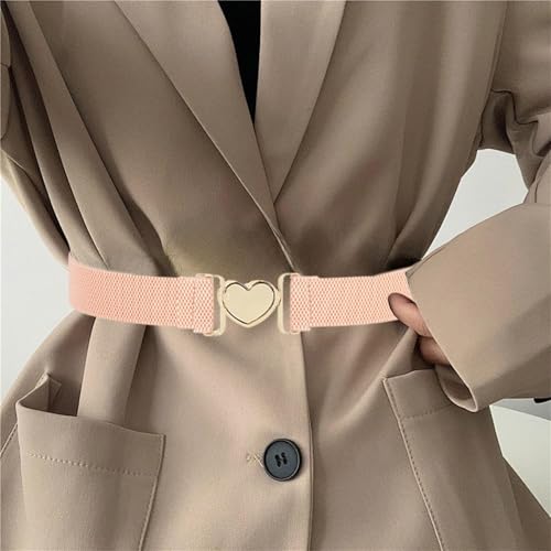 Buckle Thin Waist Belt, Women's Decorative Waistband, With Skirt Elastic Narrow Belt, Versatile Waistband4