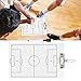 Altsuceser Dry Erase Coaching Clipboard, Soccer Coaches Scoreboard with Erasable Pen & Pen Holder, Double-Sided Soccer Whiteboard for Coaches Football Referee Tactical-Board Sets