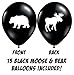 Gypsy Jade's Moose and Bear Balloons - Great for Little Lumberjack and Flannel Themed Parties! 30 Big 12